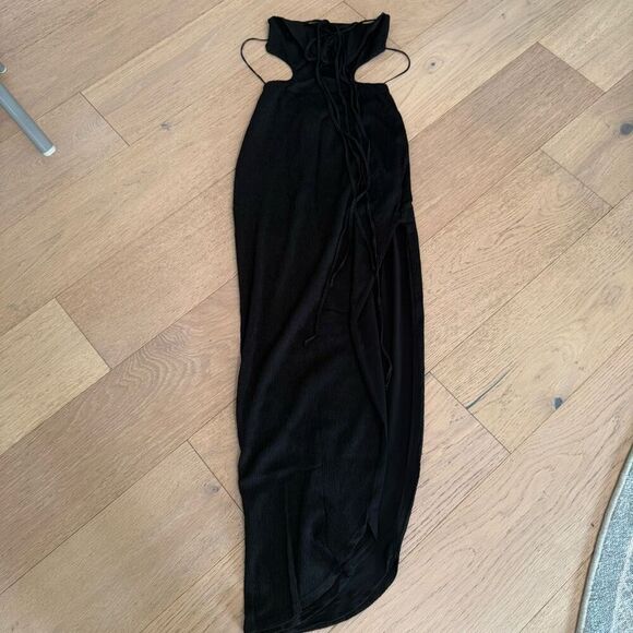 $318 Revolve x Rumer Willow Cut Out Maxi Dress black Size XS m3 - Picture 4 of 8